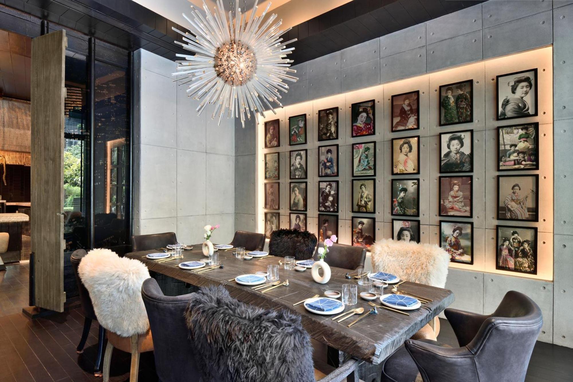 Jw Marriott Hotel New Delhi Aerocity Eksteriør bilde The dining room at the restaurant